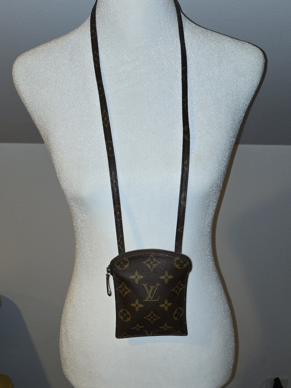 Louis Vuitton Brown Monogram Mini Sling Pouch
